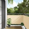 vidaXL Balkon-Sichtschutz Creme 700x75 cm PVC