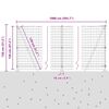 vidaXL Zaun mit Pfosten Gr&uuml;n 1,2 x 10 m Stahl und PVC