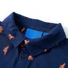 Kinderhemd Marineblau 140