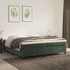 vidaXL Boxspringbettgestell Dunkelgr&uuml;n 200x200 cm Samt