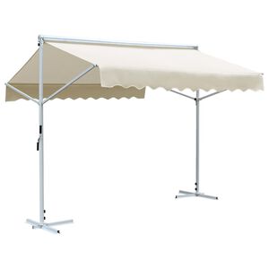 vidaXL Freistehende Markise 3x3 m Creme