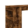 vidaXL Bartisch mit Regal R&auml;uchereiche 102x50x103,5 cm Holzwerkstoff