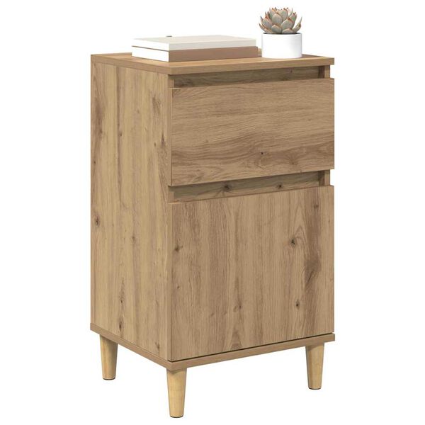 vidaXL Nachttisch 2 pcs Artisan-Eiche 40 x 35 x 70 cm Holzwerkstoff