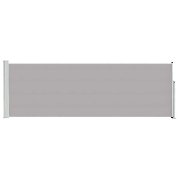 vidaXL Ausziehbare Seitenmarkise 100x300 cm Grau