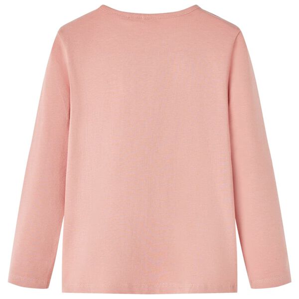 Kinder-Langarmshirt Hellrosa 92