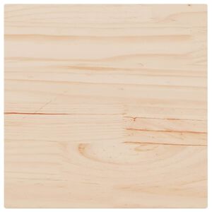 vidaXL Tischplatte 50x50x1,7 cm Quadratisch Massivholz Kiefer