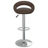 vidaXL Barhocker Braun Kunstleder