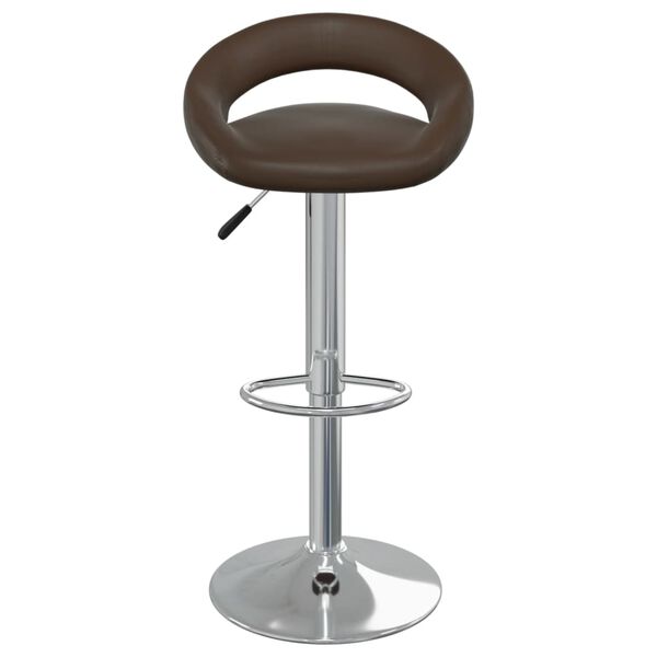 vidaXL Barhocker Braun Kunstleder