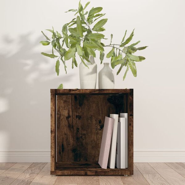 vidaXL Beistelltisch R&auml;uchereiche 33x33x34,5 cm Holzwerkstoff