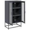 vidaXL Highboard Anthrazit 68x39x123 cm Stahl