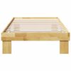 vidaXL Massivholzbett ohne Matratze 75x190 cm Eichenholz