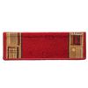 vidaXL Treppenmatten Selbstklebend 15 Stk. 65x21x4 cm Rot