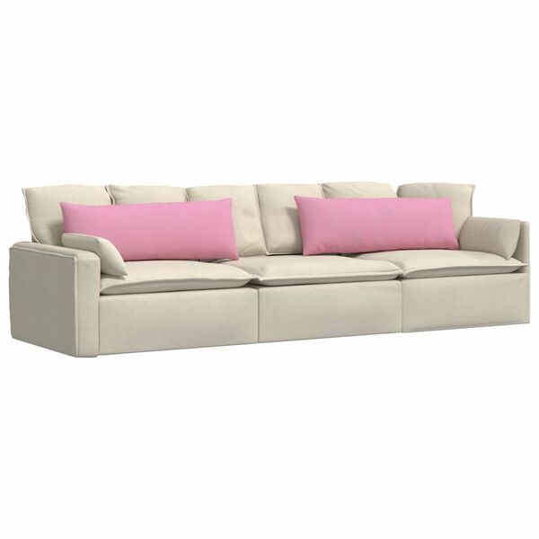 vidaXL Sofakissen 2 Stück Rosa 120 x 40 cm Stoff