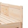 vidaXL Ausziehbares Tagesbett Braun 203,5 x 184 x 56,5 cm