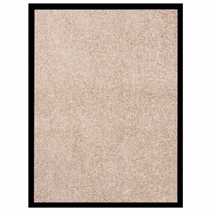 vidaXL Fu&szlig;matte Beige 40x60 cm