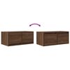 vidaXL TV-Schrank Braun Eichen-Optik 60x31x25,5 cm Holzwerkstoff