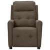 vidaXL Massagesessel Dunkelbraun Stoff