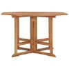 vidaXL Garten-Esstisch Klappbar 120x120x75 cm Massivholz Teak