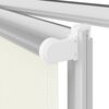 vidaXL Verdunkelungsrollo Cremewei&szlig; 140x210cm Stoffbreite 136,6cm