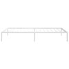 vidaXL Bettgestell Metall Wei&szlig; 107x203 cm