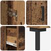 vidaXL Highboard Altholz 69,5 x 34 x 180 cm Holzwerkstoff