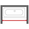 Sealskin Teleskop-Duschvorhangstange 155-255 cm Matt Aluminium
