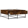 vidaXL Couchtisch R&auml;uchereiche 100x99x40 cm Holzwerkstoff