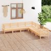vidaXL 7-tlg. Garten-Lounge-Set Massivholz Kiefer