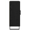 vidaXL Sideboard Schwarz Eichen-Optik 69,5 x 34 x 90 cm Holzwerkstoff