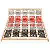 vidaXL Lattenrost mit 12 Latten Verstellbares Kopfteil 90x200 cm