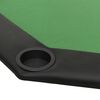 vidaXL Pokertisch Klappbar 8 Spieler Grün 108x108x75 cm
