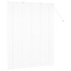 vidaXL Balkenjalousien Wei&szlig; 175 x 140 cm Aluminium