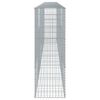 vidaXL Gabione mit Deckel 600x50x150 cm Verzinktes Eisen