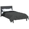 vidaXL Sommerdecke Schwarz und Anthrazit 200 x 140 cm Mikrofaser