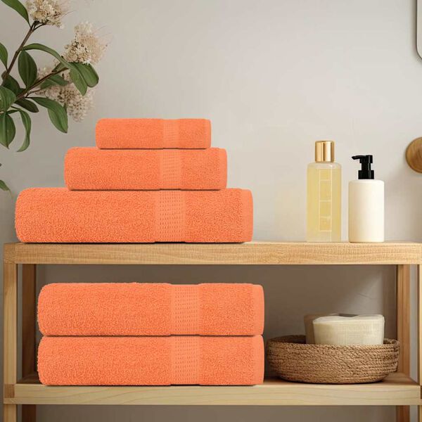 vidaXL Saunat&uuml;cher FROGN 10 Stk. Orange 80x200 cm 360 g/m&sup2;