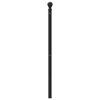 vidaXL Ersatz-Kopfteil Metall Schwarz 140 cm