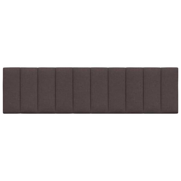 vidaXL Kopfteil-Kissen "Hanko" Dunkelbraun 180 cm Stoff