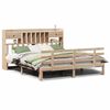 vidaXL Massivholzbett mit Regal ohne Matratze 180x200 cm Kiefer