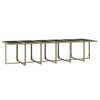 vidaXL 17-tlg. Garten-Essgruppe mit Kissen Poly Rattan Beige