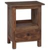 vidaXL Nachttisch Braun 30 x 30 x 47 cm Massives upgecyceltes Holz