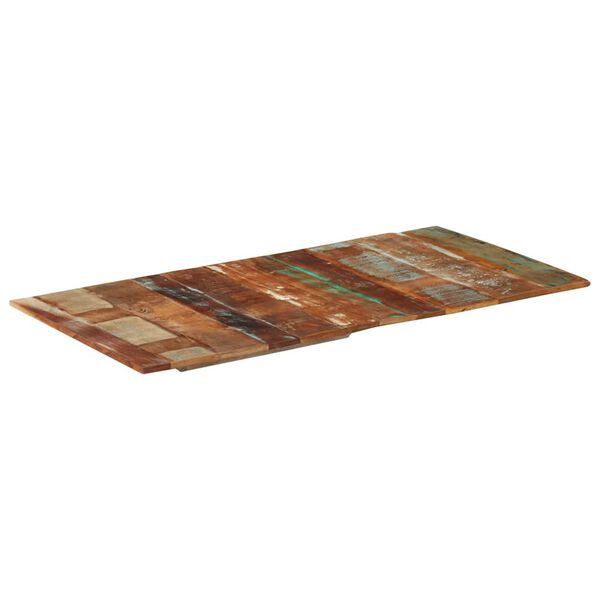 vidaXL Tischplatte Rechteckig 60x120 cm 15-16 mm Altholz Massiv
