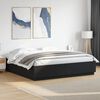 vidaXL Bettgestell Schwarz 180x200 cm Holzwerkstoff