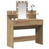 vidaXL Schminktisch Artisan-Eiche 100 x 40 x 130 cm Holzwerkstoff
