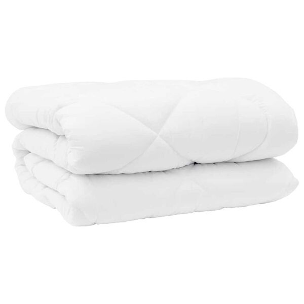 vidaXL Winterbettdecke Wei&szlig; 240 x 222 x 5 cm Polyester