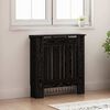 vidaXL Heizk&ouml;rperabdeckung Schwarz Eichen-Optik 78 x 19 x 81,5 cm