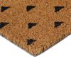 vidaXL Fu&szlig;matte Natur 45x75 cm Kokosfaser Getuftet