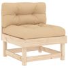 vidaXL 8-tlg. Garten-Lounge-Set mit Kissen Massivholz