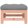vidaXL Gartenhocker mit Kissen Massivholz Douglasie