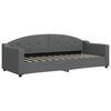 vidaXL Tagesbett Ausziehbar mit Schubladen Dunkelgrau 80x200 cm Stoff
