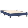 vidaXL Boxspringbettgestell Blau 120x200 cm Stoff